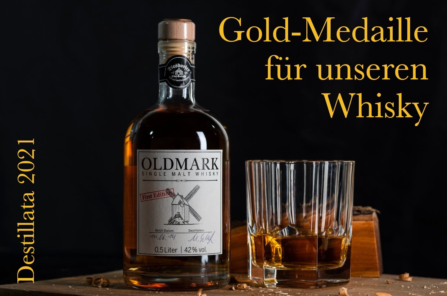 Gold für unseren Whisky!