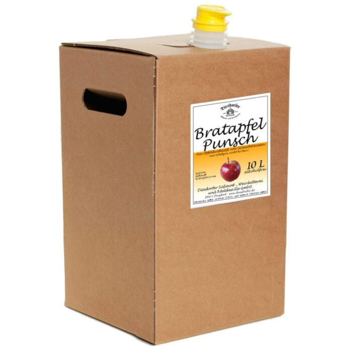 Bratapfel – Winterpunsch, alkoholfrei, 10 L Bag in Box