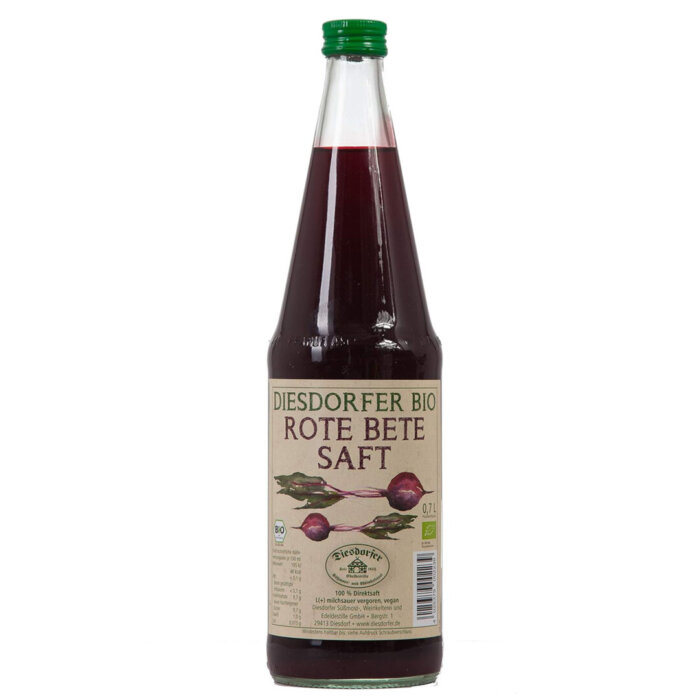 Bio Rote Beete in 0,70 L Glasflasche