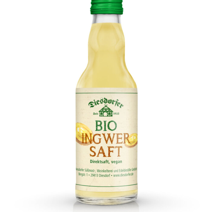 Bio Ingwersaft 200 ml vegan